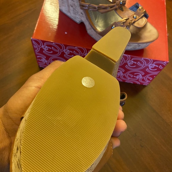 Charming Charlie Cork Bottom Wedges - Picture 3 of 4